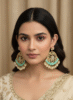 Mint Green Pearl Drop Heritage Earrings