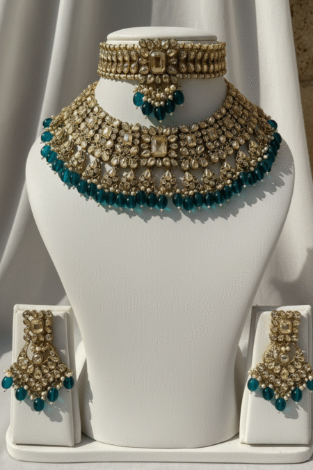 Green Bridal 5 Piece Set