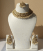 Kundan And Pearls Necklace 4 Piece Set